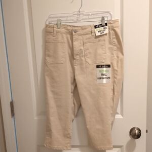 d. jeans Women's Khaki Twill Chinos. New With Tags!
